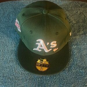oakland athletics fitted hat